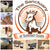 Logo of Soledad Goats Sanctuary bordered with pictures of a white goat with beatuiful horns, a woman holding a tiny baby pig, a young cow, a fluffy sheep with a black face, a large pot-bellied pig covered in mud, a small black Pygmy goat and a relaxing la