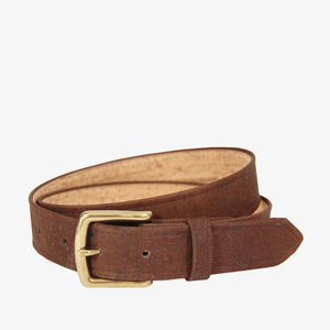 Cliff Belts Cork Belt - brown | Cowhugger Vegan Boutique