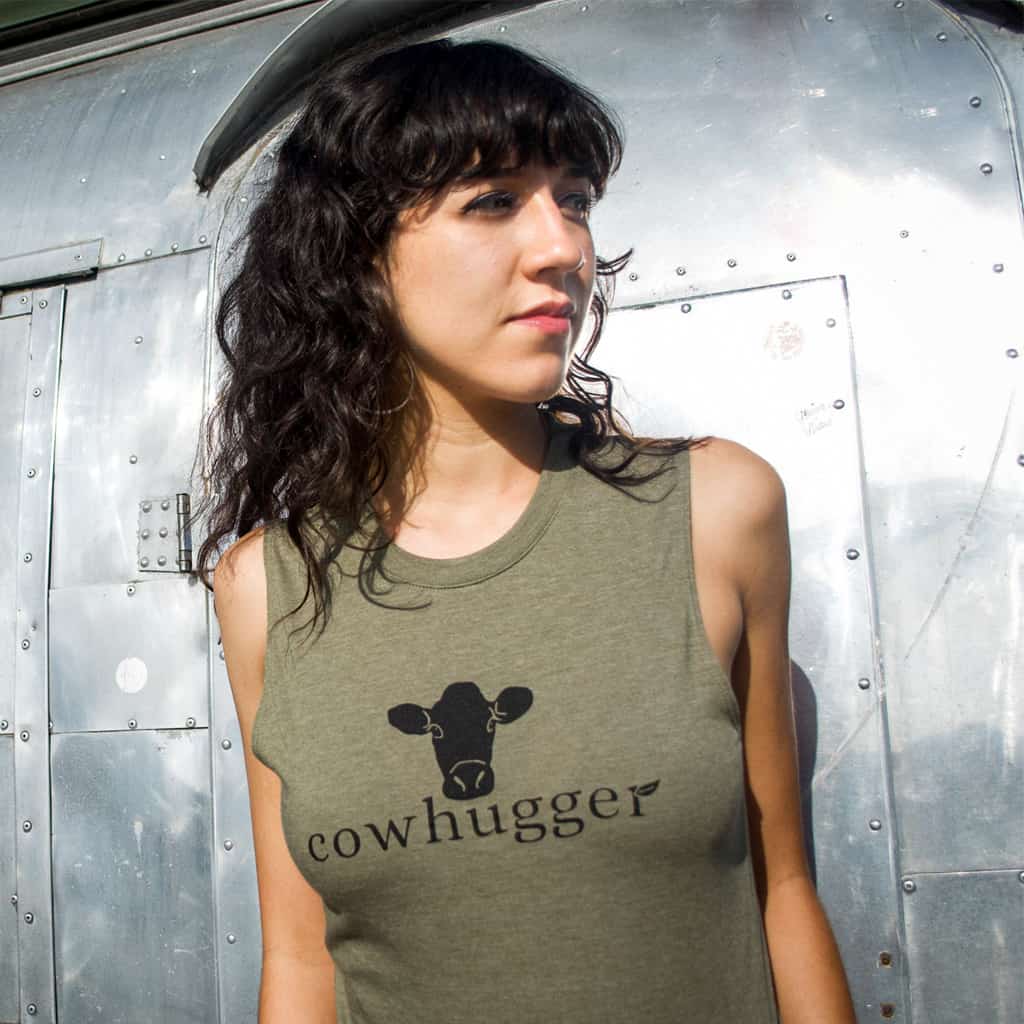 Cowhugger Unisex Muscle Tank - Green