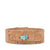 Cork Cuff with stones - Natural